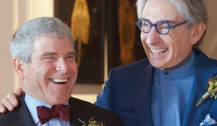 tilson thomas michael robison joshua partner years francisco san married marriage maestro marries ceremony reporting gate today his