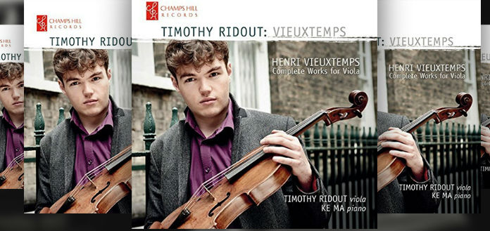 Timothy Ridout Viola CD Cover