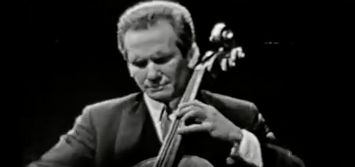 FLASHBACK FRIDAY | Cellist Aldo Parisot - Saint-Saens Cello Concerto No. 1 [1960] - image attachment