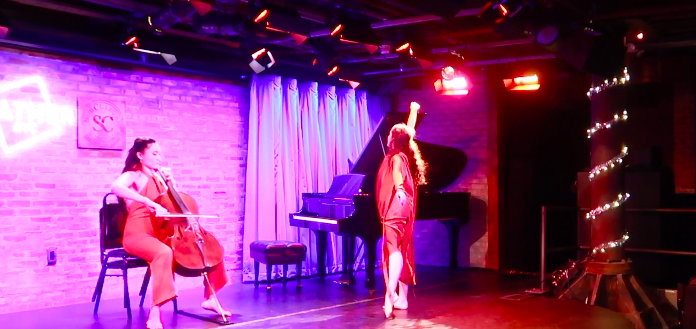 NEW TO YOUTUBE | Cellist Sophia Bacelar & Dancer Megan Myers – 'FEMAURA' Duo [2019] - image attachment