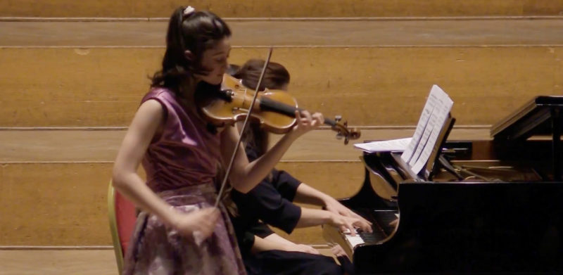 FLASHBACK FRIDAY | VC Young Artist María Dueñas - Kogan International Violin Competition  [2017] - image attachment