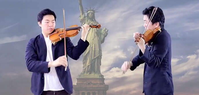 NEW TO YOUTUBE | VC Young Artist Hao Zhou - 'Stars and Stripes' (Arr. 2 Violins) [2020] - image attachment