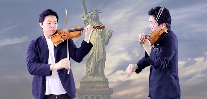 NEW TO YOUTUBE | VC Young Artist Hao Zhou - 'Stars and Stripes' (Arr. 2 Violins) [2020] - image attachment