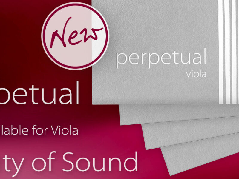 OUT NOW | Pirastro Unveils New Perpetual Viola String Set - image attachment