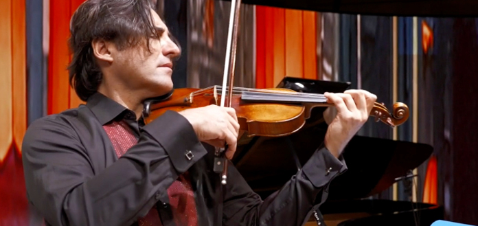 NEW TO YOUTUBE | VC Vanguard Concerts — Philippe Quint & Jun Cho Perform Piazzolla's "Le Grand Tango" (Arr. Gubaidulina) - image attachment