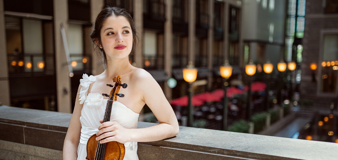 NEW TO YOUTUBE | VC Young Artist María Dueñas Performs Bruch's Violin Concerto No. 1 - image attachment
