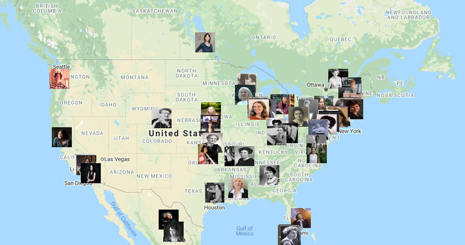 Female Composers Showcased on the World Map - image attachment