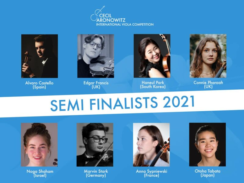 Semi-Finalists Announced at England's Aronowitz International Viola Competition - image attachment