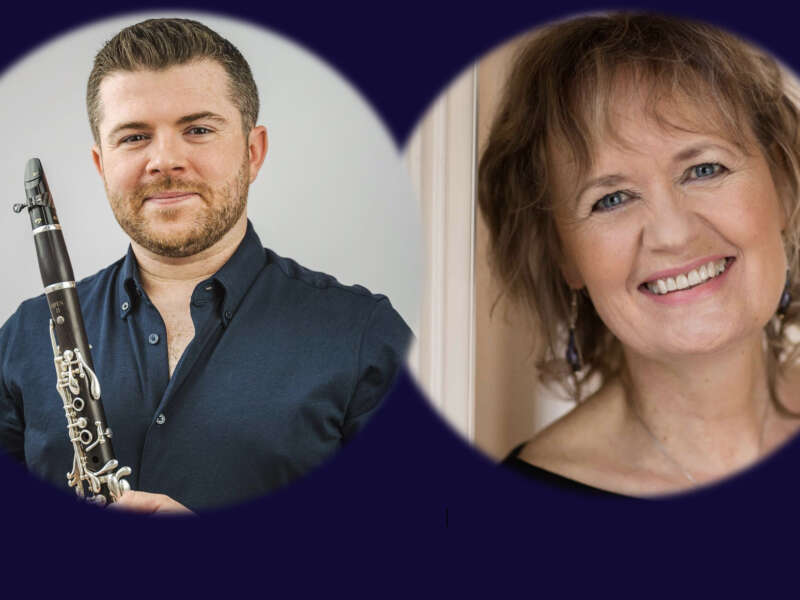 Clarinetist Julian Bliss and composer Sally Beamish