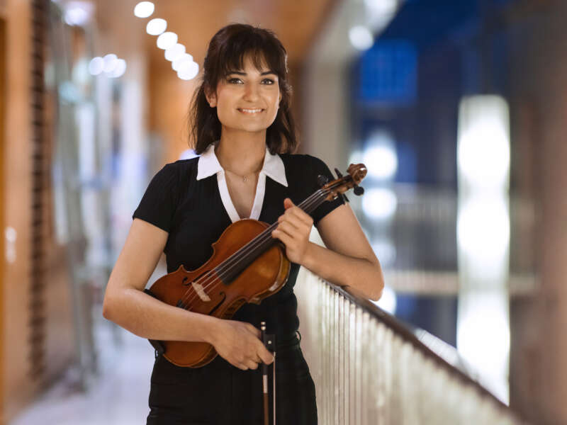 Violinist Ava Bahari