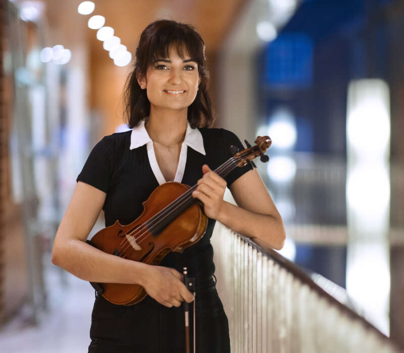 Violinist Ava Bahari