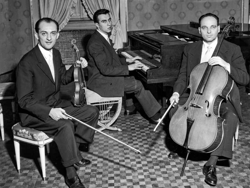 Fantini, Abbado, and Mario Gusella in 1956